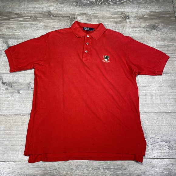 Vintage Polo Ralph Lauren Polo Shirt Mens Large Embroidered Golf Pine Valley USA - Picture 1 of 10